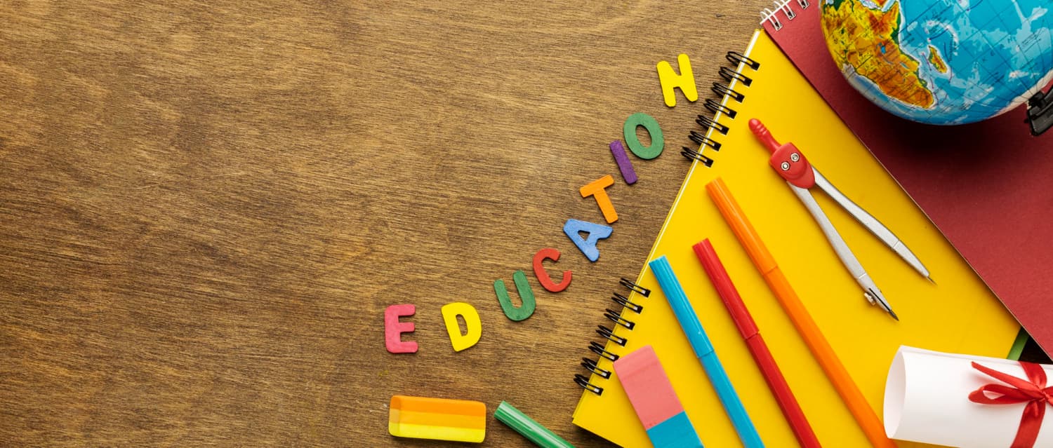 Students practicing English